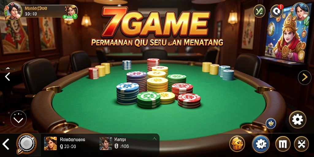 Tampilan gameplay QiuQiu yang menegangkan dan penuh strategi.