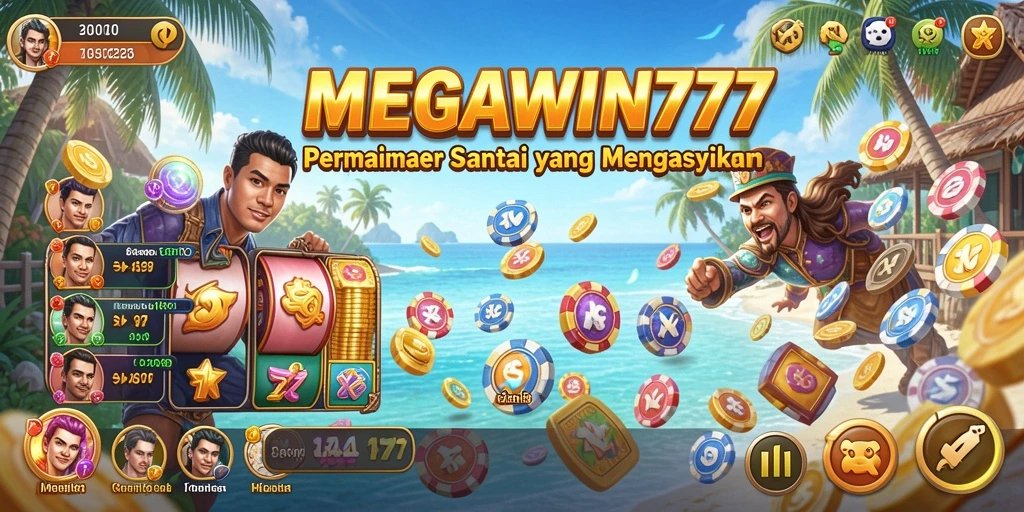 Screenshot dari gameplay MEGAWIN777 yang menarik dan penuh warna.