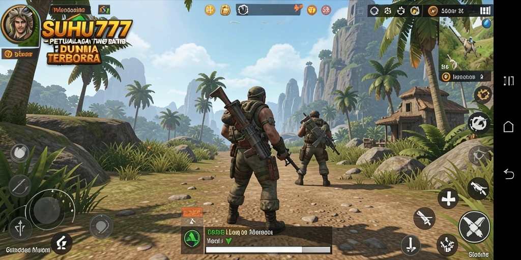 Tangkapan layar utama SUHU777 menampilkan pengalaman gameplay Open World yang mendebarkan.
